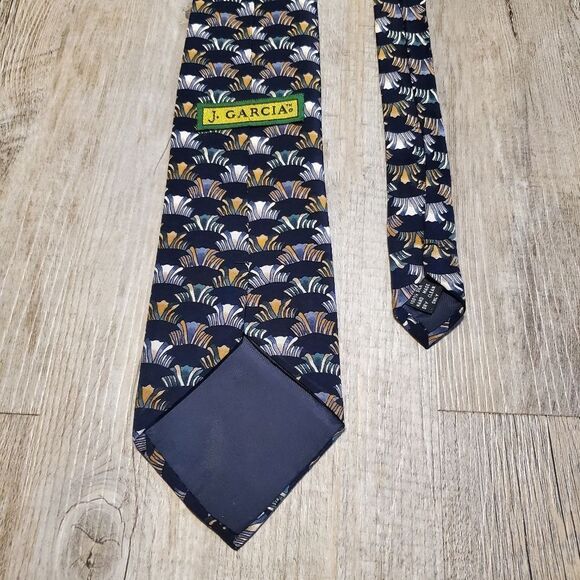 Jerry Garcia Vintage Men's Neck Tie, 100% Silk - 58" x 4" | EUC Grateful Dead - Picture 3 of 4